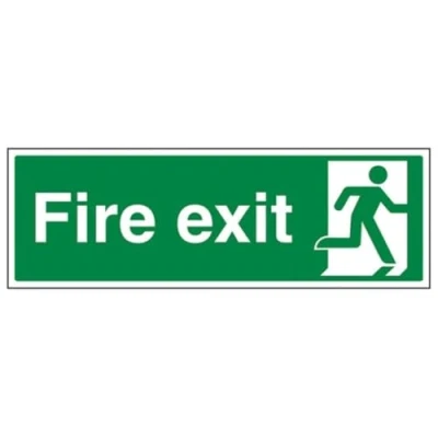 Image of Fire Exit Final Man Right 450 X 150mm