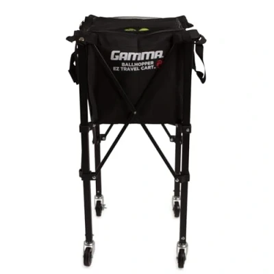 Image of GAMMA Sports EZ Travel Cart Pro, Portable Compact Design, Sturdy Lightweight Construction, 150 Capacity, Premium Carrying Case Included