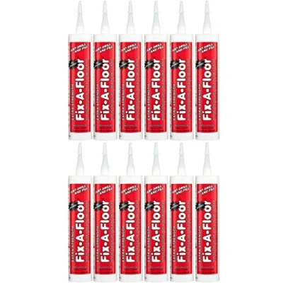 Image of Fix A Floor Extra Strength Bonding Adhesive for Loose and Hollow Tiles, Wood, LVT &amp; Laminate. Includes 2mm+ Customisable Patented Tip With Preservation cap (12)