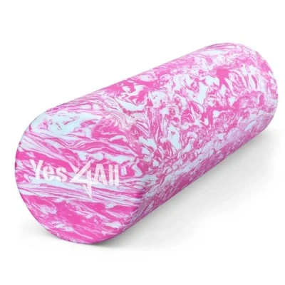 Image of Yes4All EVA Foam Roller for Deep Massage, Rehabilitation and Physical Therapy (18 inch, Unicorn Marbled)