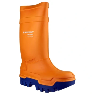 Image of Dunlop Protective Footwear Purofort Thermo+, Unisex Adults’ SRC Safety Boots, Orange, Size 7 UK (41 EU)