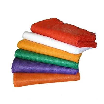 Image of Net Woven Sacks Vegetables Logs Kindling Wood Log Mesh Bags 42x60 cm 18 kg (100, Green)