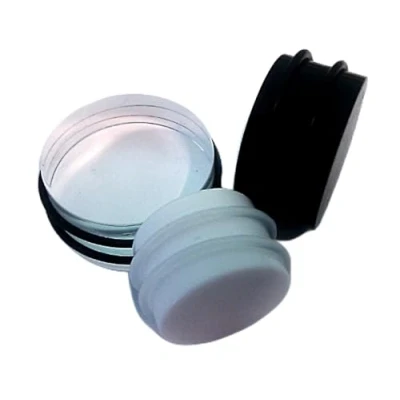 Image of DCTattoo Pair Clear Acrylic Flesh Ear Tunnels Plugs Size 3mm