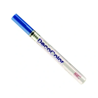 Image of UCHIDA Deco Color Extra Fine Paint Marker Art Supplies, Blue