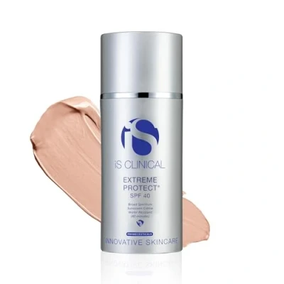 Image of iS CLINICAL Extreme Protect SPF 40, Tinted Sunscreen; Daily Face Moisturizer with SPF; Hydrating Treatment Sunscreen PerfecTint Beige, 100 g.