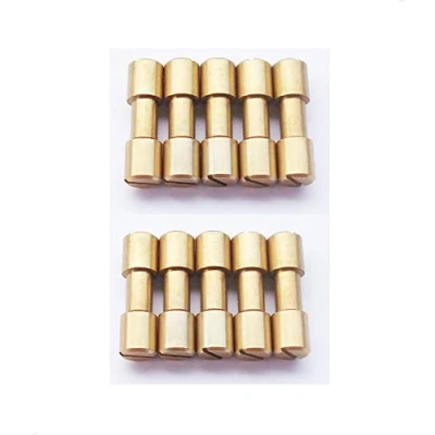 Image of Brass Corby Bolts Fasteners, EDC Knives Maker Pivot Pin Rivets,DIY Knife Handle Studs Screws,Pack of 10 (6.8mm)