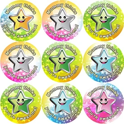 Image of 144 Mummy&#039;s Superstar 30mm Reward Stickers for School Teachers, Parents