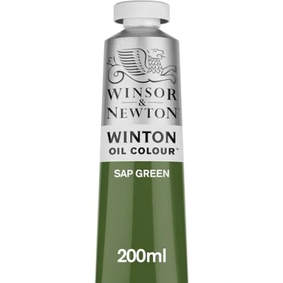 Image of Winsor &amp; Newton Winton Oil Colour Sap Green, 1437599, 200 ml