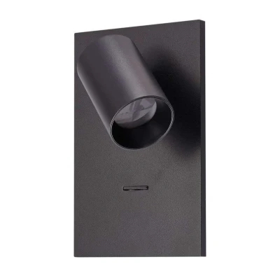 Image of Arcchio Brinja spotlight, black, metal, USB C, switch