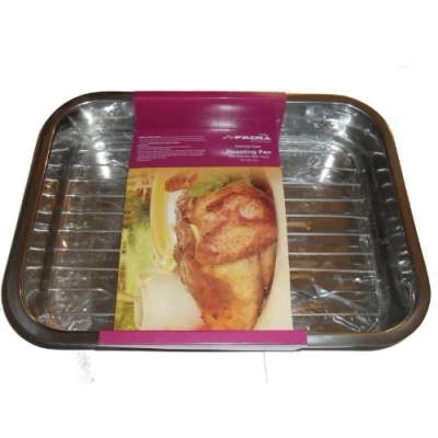 Image of 32cm x 23cm S/S Roasting Pan with Rack