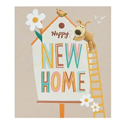 Image of Boofle Happy New Home Greetings Card Cute Congratulations with Design, 672938 0 1, Multi