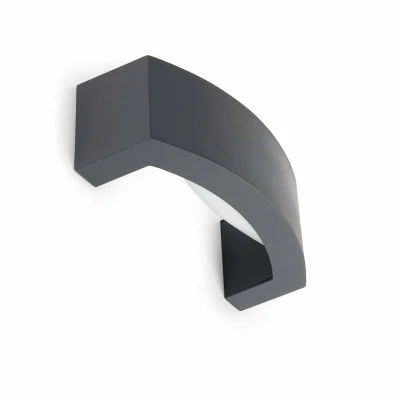Image of Ancora 1 Light Outdoor Wall Dark Grey IP44, E27