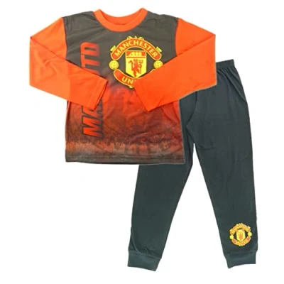 Image of Thingimijigs Manchester United Football Club Red Devils Boys Pyjamas 4 5 Years