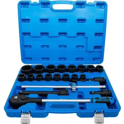 Image of BGS 5258 Impact Socket Set 20 mm (3/4&quot;) Drive 21 pcs.