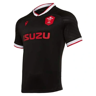 Image of 2020 2021 Wales Alternate Poly Replica Rugby Shirt, Medium Adults