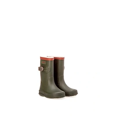 Image of Aigle Unisex Kid&#039;s Partridge 2 Rain Boot, Khaki, 5 UK