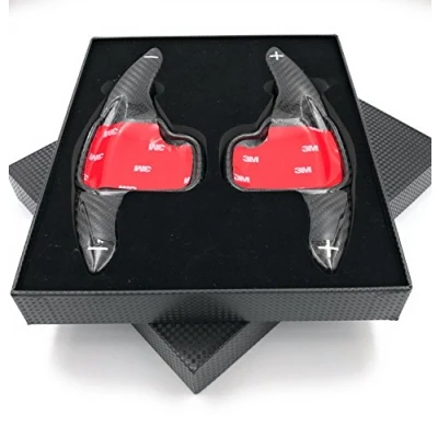 Image of H Customs Shift Paddle Extensions Shifter for F18 F20 F30 F32 REAL CARBON
