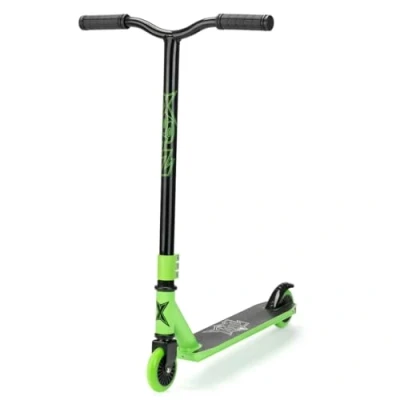 Image of Xootz Shred 2.0 Stunt Scooter, Adult and Kids Kick Lightweight 360 Degree Stunts, Beginner Intermediate Level Steel T Bar Grip Tape Deck, 5+, Multiple Designs