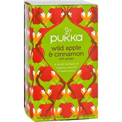 Image of Pukka Wild Apple &amp; Cinnamon with Ginger Teabags 20 per Pack