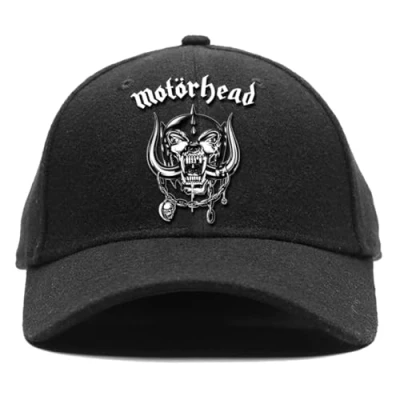 Image of Band Monkey Motorhead Unisex Baseball Cap Warpig (Sonic Silver)