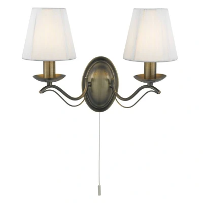 Image of Andretti wall light Antique Brass
