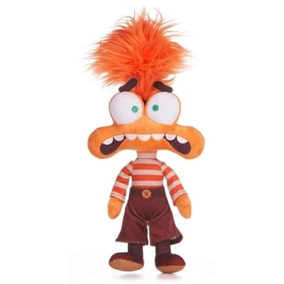 Image of UKToyworld Inside Out 2 Soft Toy Anger Plush 12 inch Emotion