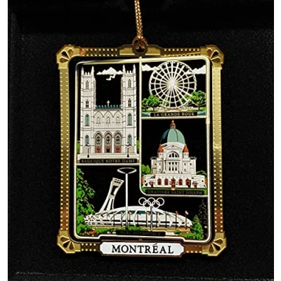 Image of Montreal Canada Ornament Brass City Landmarks