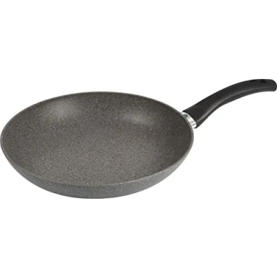 Image of Ballarini 75001 856 0 Frying Pan With Non stick Coating, Suitable for Induction, Temperature Control, 28 cm, Aluminium, Ferrara Granitium , Grey