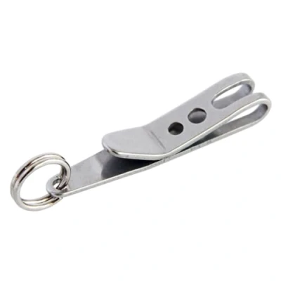 Image of JTQYFI Suspension Pocket Clip Stainless Steel Hanger Key Holder Outdoor Belt For Use