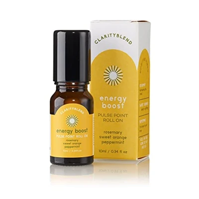 Image of Clarity Blend Aromatherapy Roller Ball to Boost Your Energy Rosemary, Sweet Orange, Peppermint 100% Pure and Natural Essential Oils 10ml