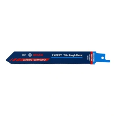 Image of Bosch Professional 1x Expert ‘Thin Tough Metal’ S 922 EHM Reciprocating Saw Blade (for Stainless steel sheets, Length 150 mm, Accessories Saw)