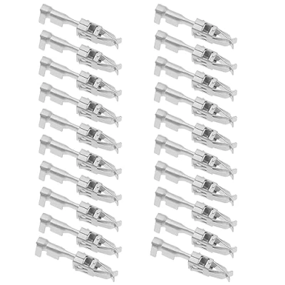 Image of ECSiNG 50PCS Wiring Crimp Repair Terminals Pins compatible with VW AUDI Connector Terminal N903352.04 927771 972774