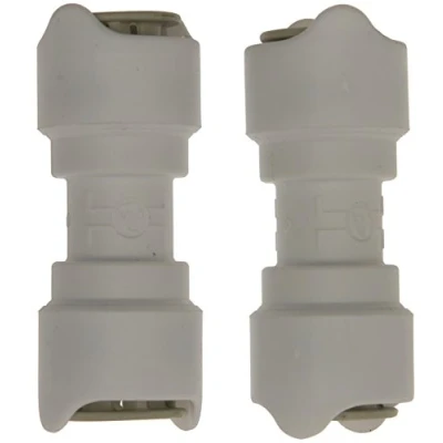 Image of Whale Equal Straight Connector (Pack of 2) White, 12 mm