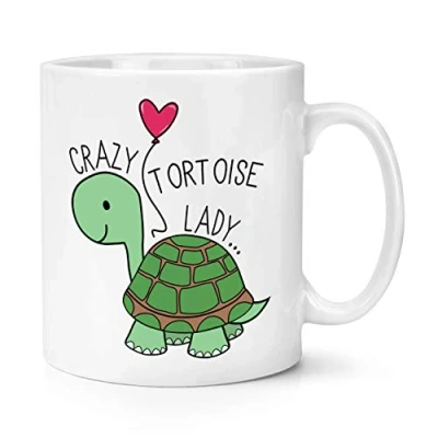 Image of Crazy Tortoise Lady 10oz Mug Cup