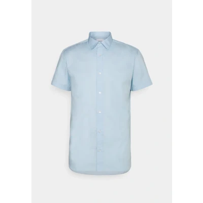 Image of JACK &amp; JONES Men&#039;s Jjjoe Shirt Ss Plain, Cashmere Blue, S