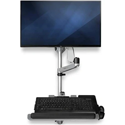 Image of StarTech.com Wall Mount, Aluminium, Black &amp; Silver, 122.9cmx68.3cmx74.2cm