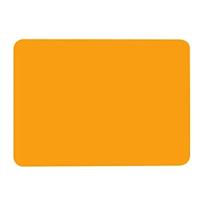 Image of Thickened 30*40 Silicone placemat Children&#039;s Primary School Table mats Waterproof Non Slip Coasters Flat Dining Heat Insulation pad (Orange)