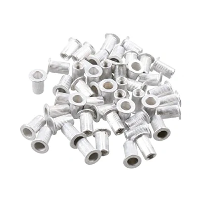 Image of M3 3mm Alu Nut Serts Riveting Nuts Rivet Threaded Inserts Blindnut Rivnut 50pc
