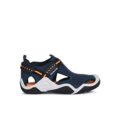 Image of Geox JR Wader A Sport Sandal, Navy/ORANGEFLUO, 5 UK Child