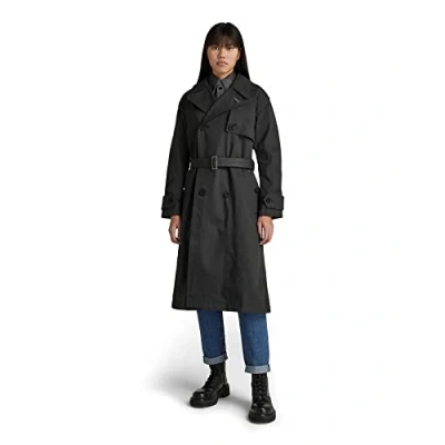 Image of G STAR RAW Women&#039;s High Trench , Blue (raw denim D22012 D189 001), M