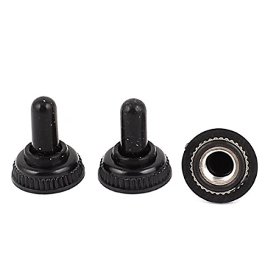 Image of sourcingmap 3Pcs 5mm Dia Resistance Rubber Toggle Switch Waterproof Boot Cover Cap