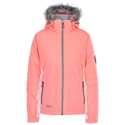 Image of DLX Trespass Women Sandrine Warm Waterproof and Windproof Ski Jacket Navy, 2X Small