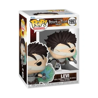 Image of Funko Pop! Animation: Attack on Titan Levi Ackerman (SP 1) Collectable Vinyl Figure Gift Idea Official Merchandise Toys for Kids &amp; Adults Anime Fans Model Collectors