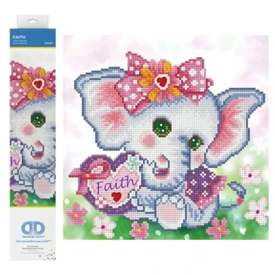 Image of DIAMOND DOTZ Painting, Intermediate Kit DD5, Faith, 30 x cm