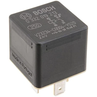 Image of 02009656, 02782076 Relay BOSCH 0 332 019 213 24V 20A 4 pin connector