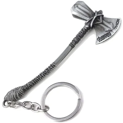 Image of Stormbreaker Keychain Axe Hammer Thor Key Ring (A)