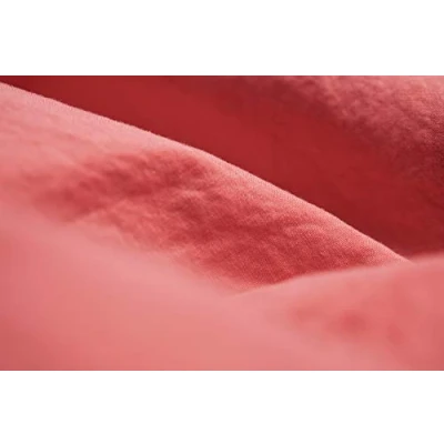 Image of L1NK STUDIO Pillowcases cotton 100% for bed 90 cm or 35&quot; inches (45X110 18&quot;X43&quot;) (Percale 200 threads) Plain dyed CORAL