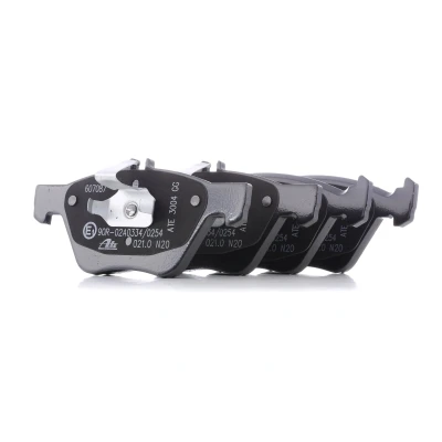 Image of 0024204520, 0024205020, 0034202920, 0044200320, A0024204520 Brake pad set ATE 13.0460 7087.2 prepared for wear indicator, excl. warning contact