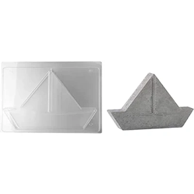 Image of Rayher Sailing Boat Shaped Casting Mould for Concrete Crafts, with Sailboat Design Plaster of Paris, Plastic Shape Moulding, 28x26.5x4cm, 36085000
