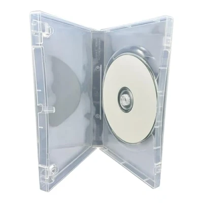 Image of 5 x Scanavo Clear Single 1 Disc DVD CD Blu Ray Case With 22mm Spine Booklet Clips And Outer Sleeve For Artwork Inlay
